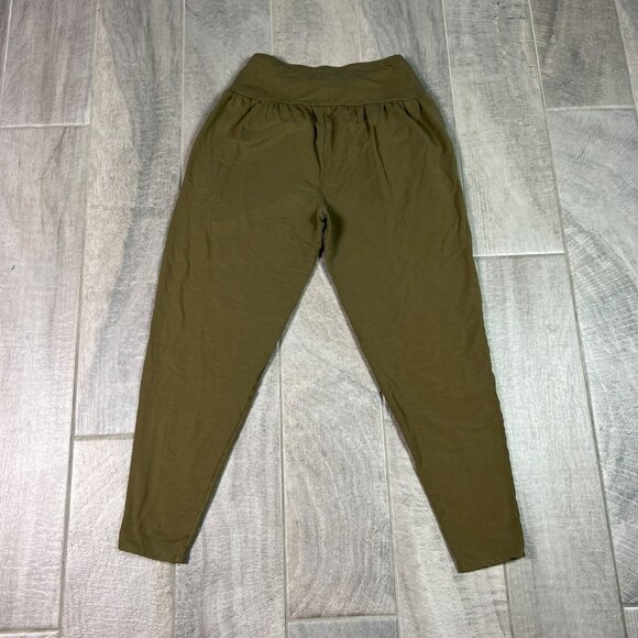 🟣🟣🟣 Garnett Hill Women's Size Small Green Perfect Travel Relaxed Fit Pants - Picture 6 of 8